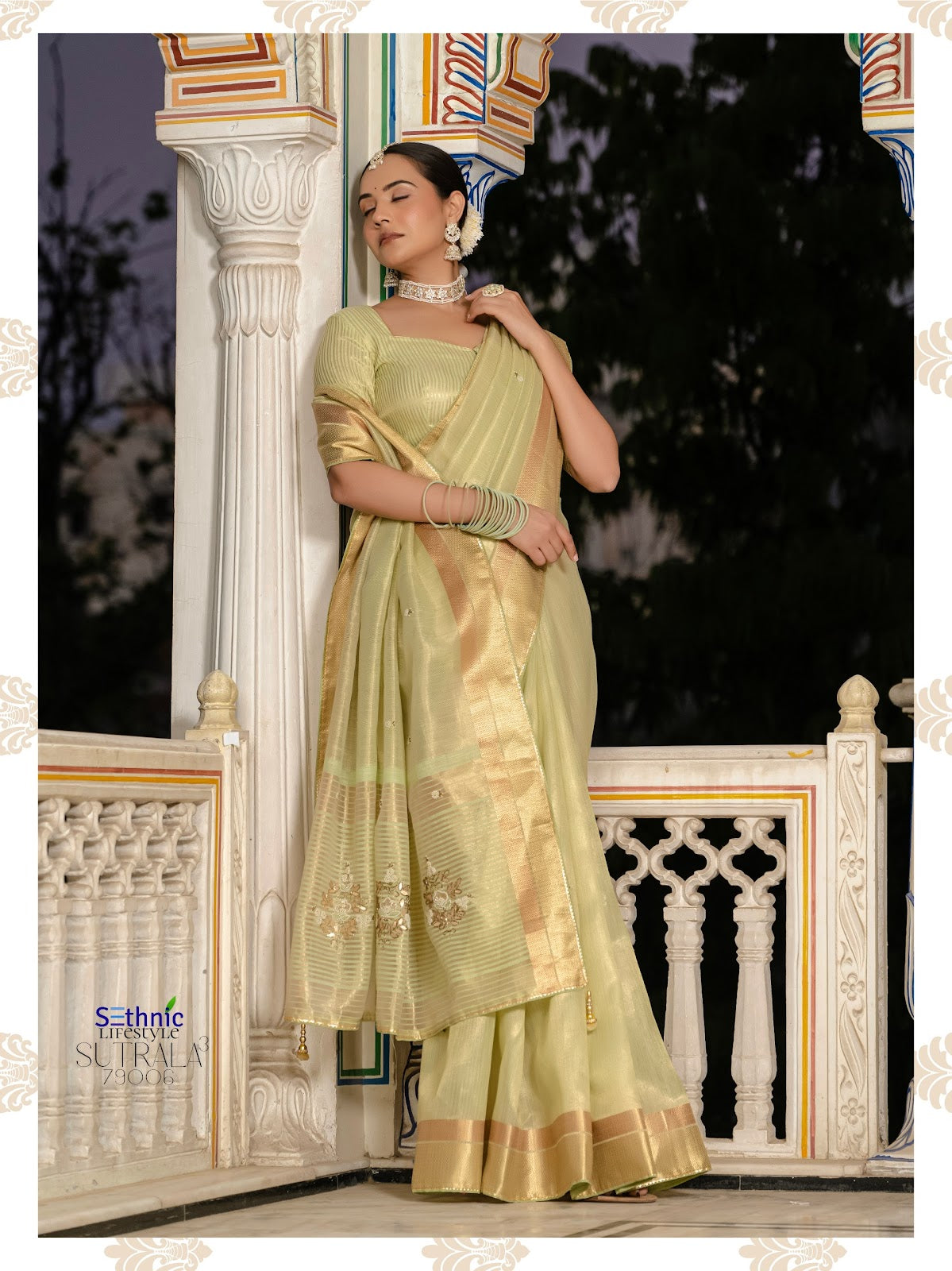 Sutrala Vol 3 Sethnic Tissue Sarees Wholesale Price