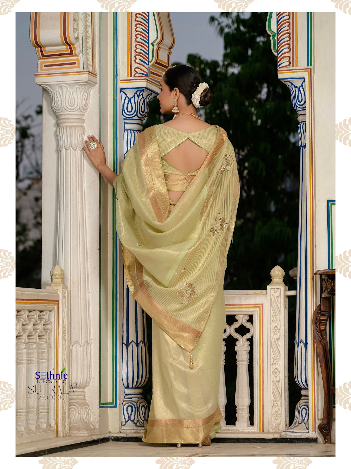 Sutrala Vol 3 Sethnic Tissue Sarees Wholesale Price