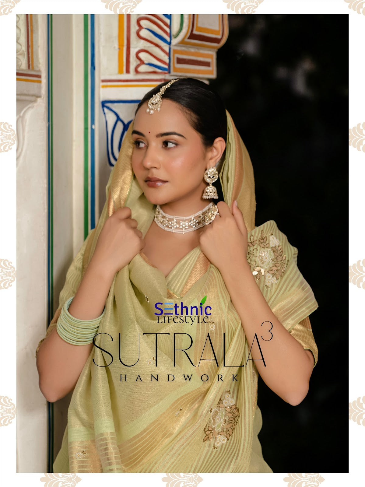 Sutrala Vol 3 Sethnic Tissue Sarees Wholesale Price