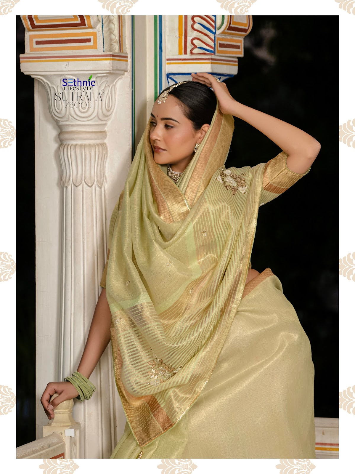 Sutrala Vol 3 Sethnic Tissue Sarees Wholesale Price