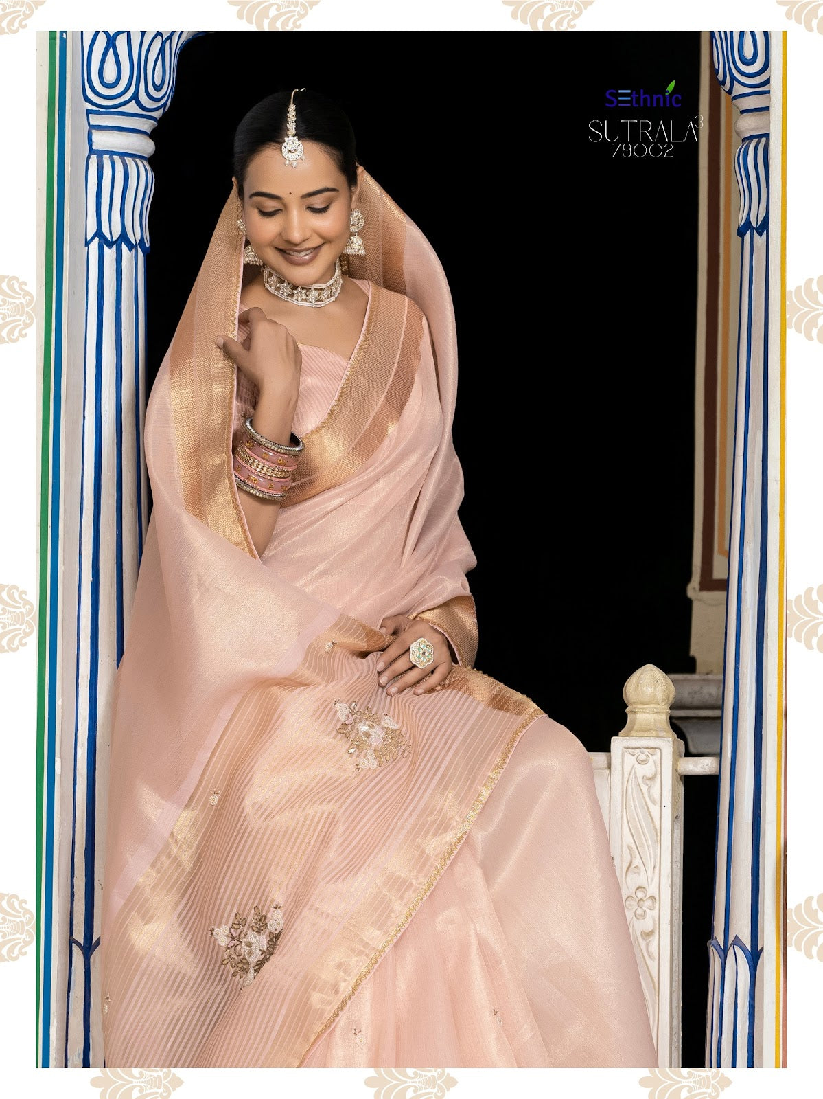 Sutrala Vol 3 Sethnic Tissue Sarees Wholesale Price