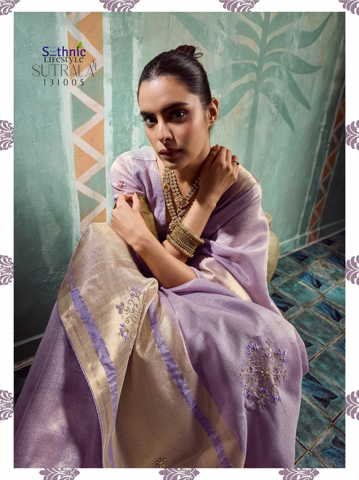 Sutrala Vol 4 Sethnic Tissue Cotton Sarees Exporter Ahmedabad