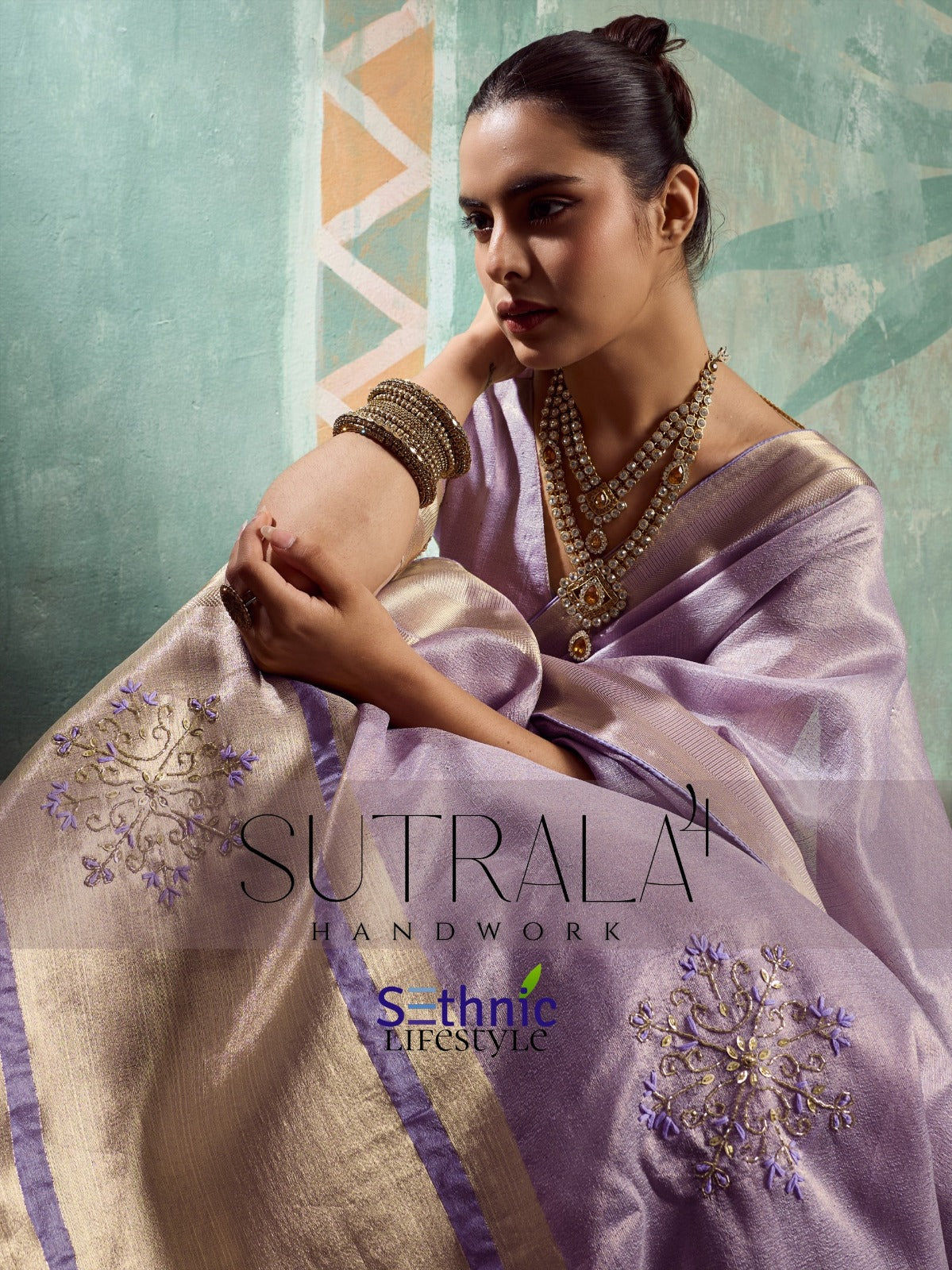 Sutrala Vol 4 Sethnic Tissue Cotton Sarees Exporter Ahmedabad