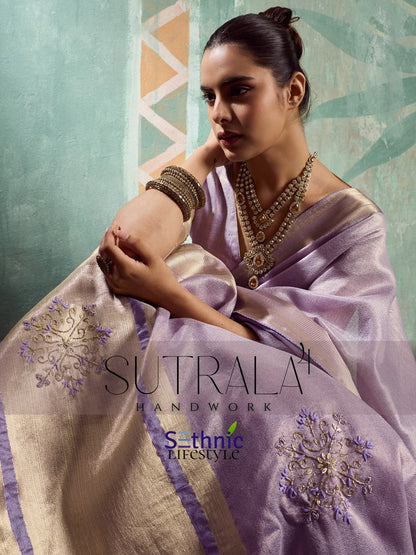 Sutrala Vol 4 Sethnic Tissue Cotton Sarees Exporter Ahmedabad