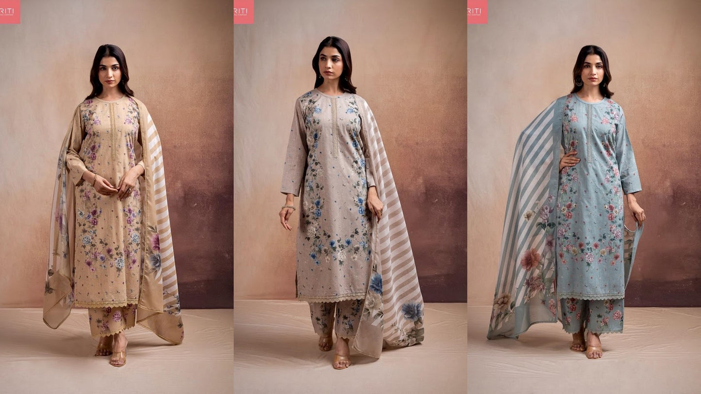 Sutrika Naariti Cotton Pant Style Suits Manufacturer Ahmedabad