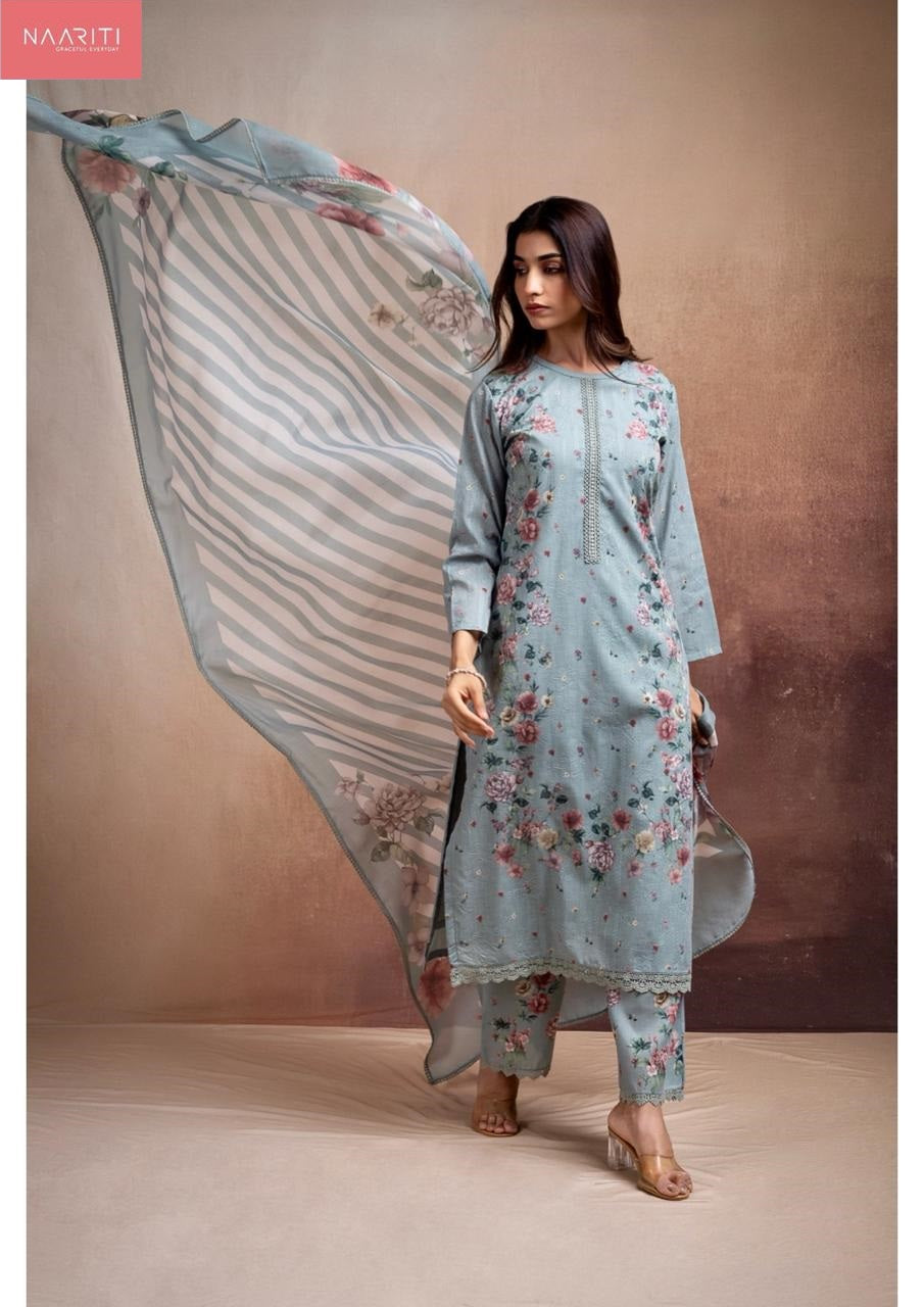 Sutrika Naariti Cotton Pant Style Suits Manufacturer Ahmedabad