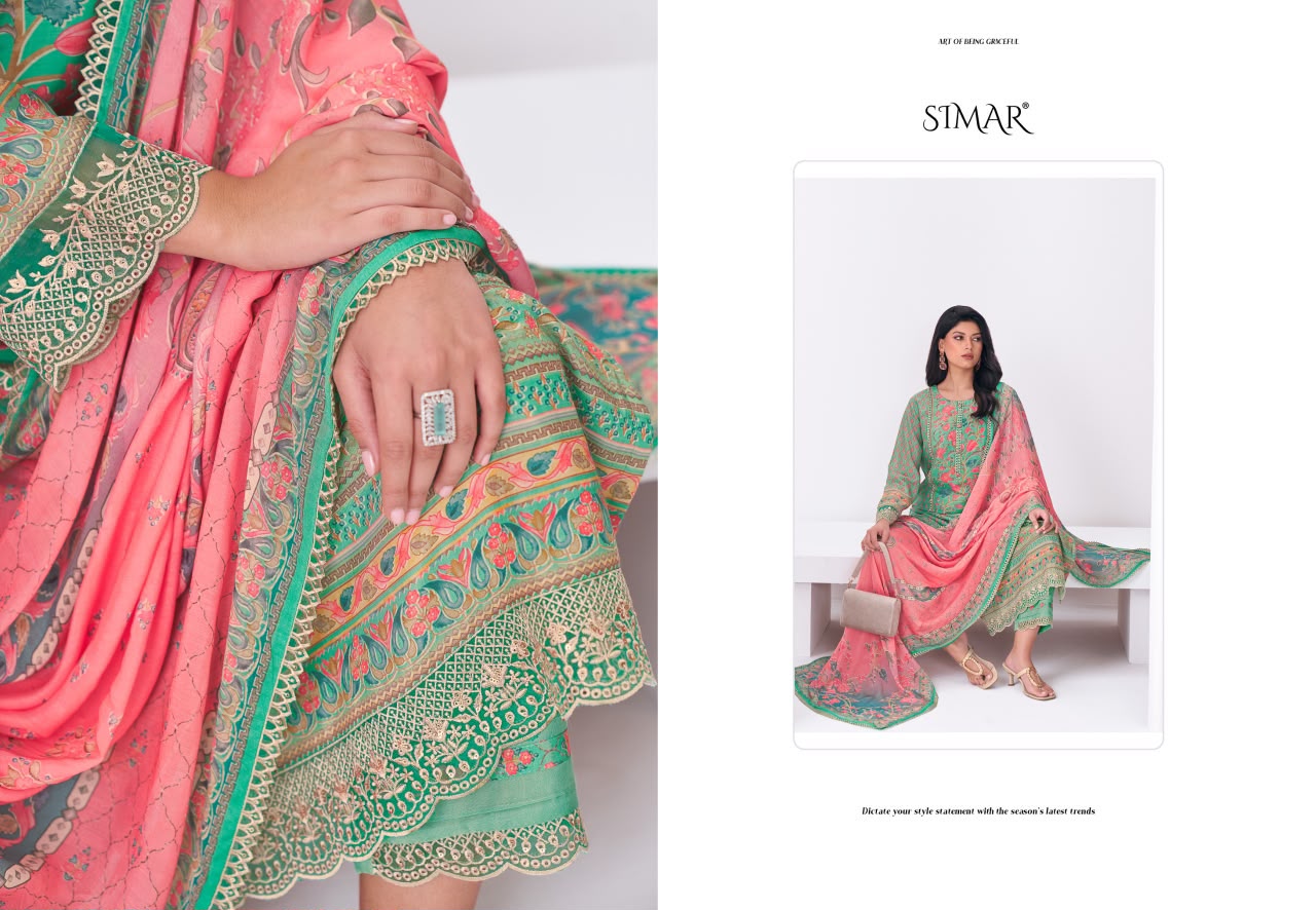 Sutrika Simar Viscose Muslin Pant Style Suits Supplier Ahmedabad