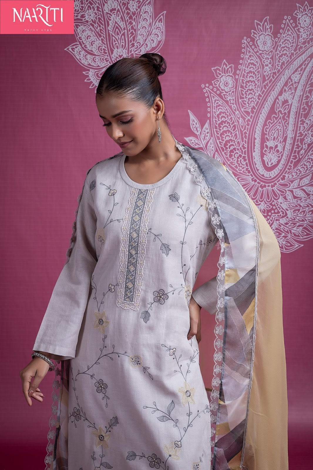 Suuro Naariti Cotton Pant Style Suits Wholesale Price