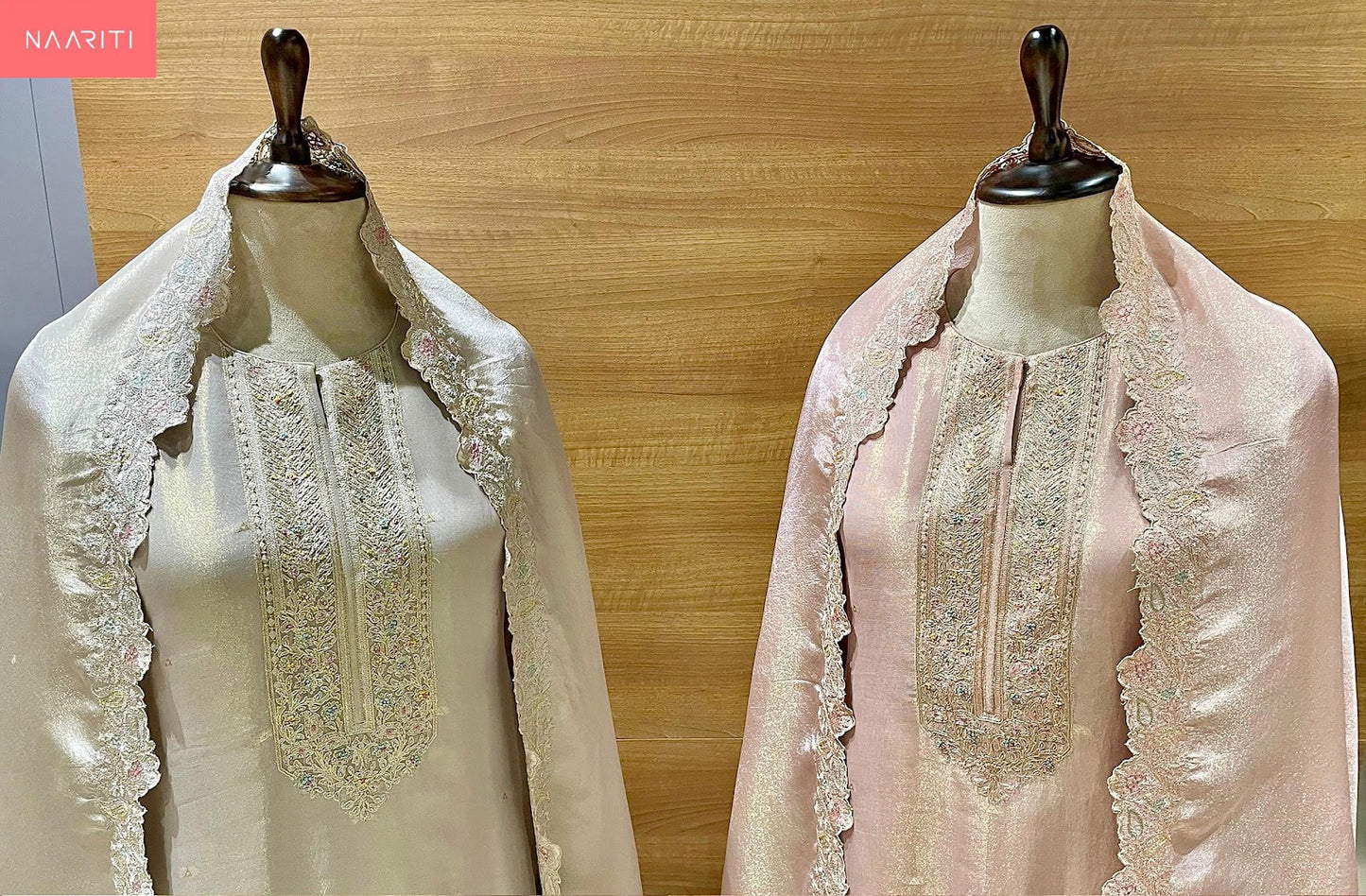 Suvana Naariti Tissue Silk Salwar Suits Exporter Ahmedabad