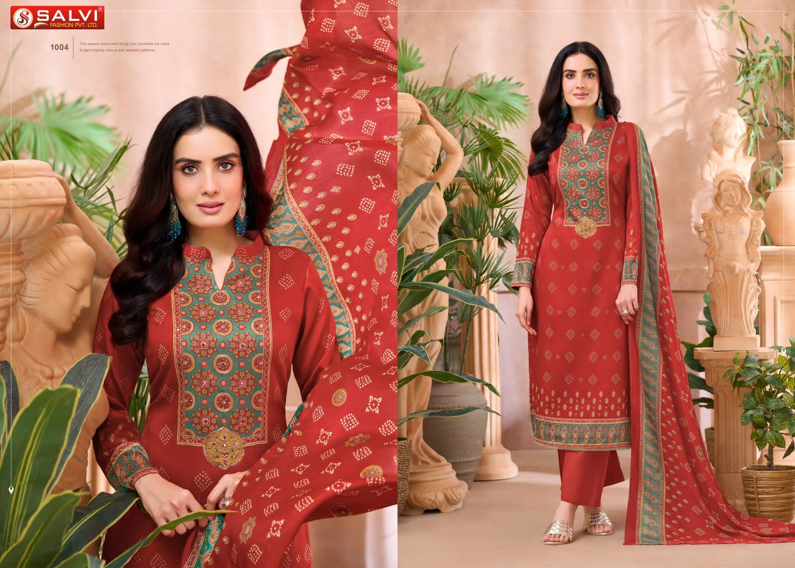 Suvarna Salvi Fashion Gaji Silk Pant Style Suits Manufacturer Ahmedabad