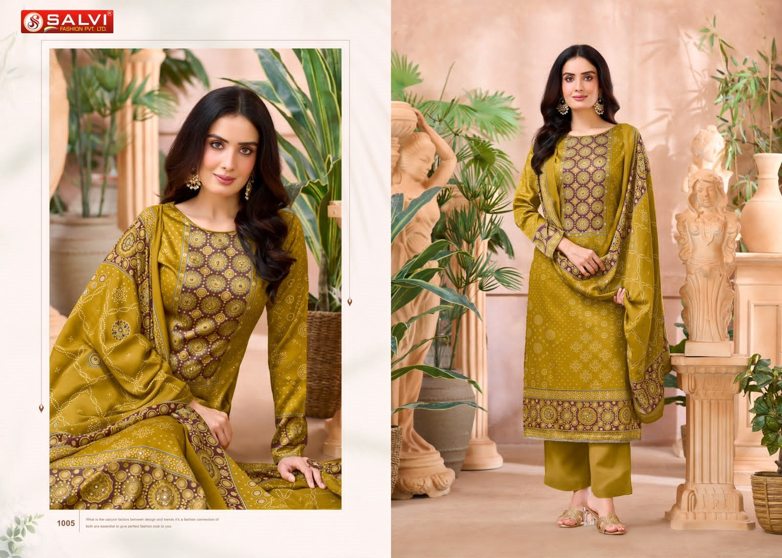 Suvarna Salvi Fashion Gaji Silk Pant Style Suits Manufacturer Ahmedabad