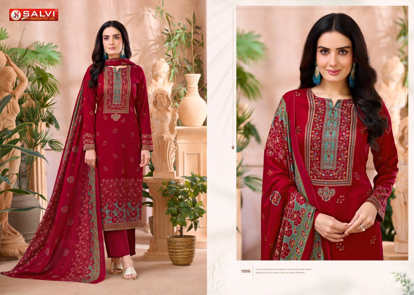 Suvarna Salvi Fashion Gaji Silk Pant Style Suits Manufacturer Ahmedabad