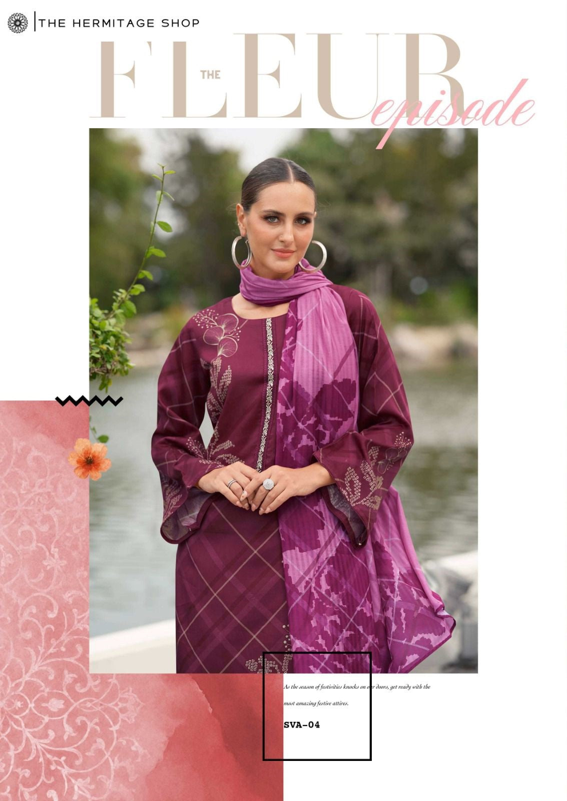 Sva The Hermitage Shop Viscose Karachi Salwar Suits Wholesale Price