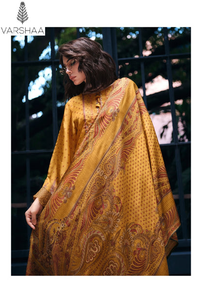 Svara Varshaa Viscose Crape Pant Style Suits Wholesaler Gujarat