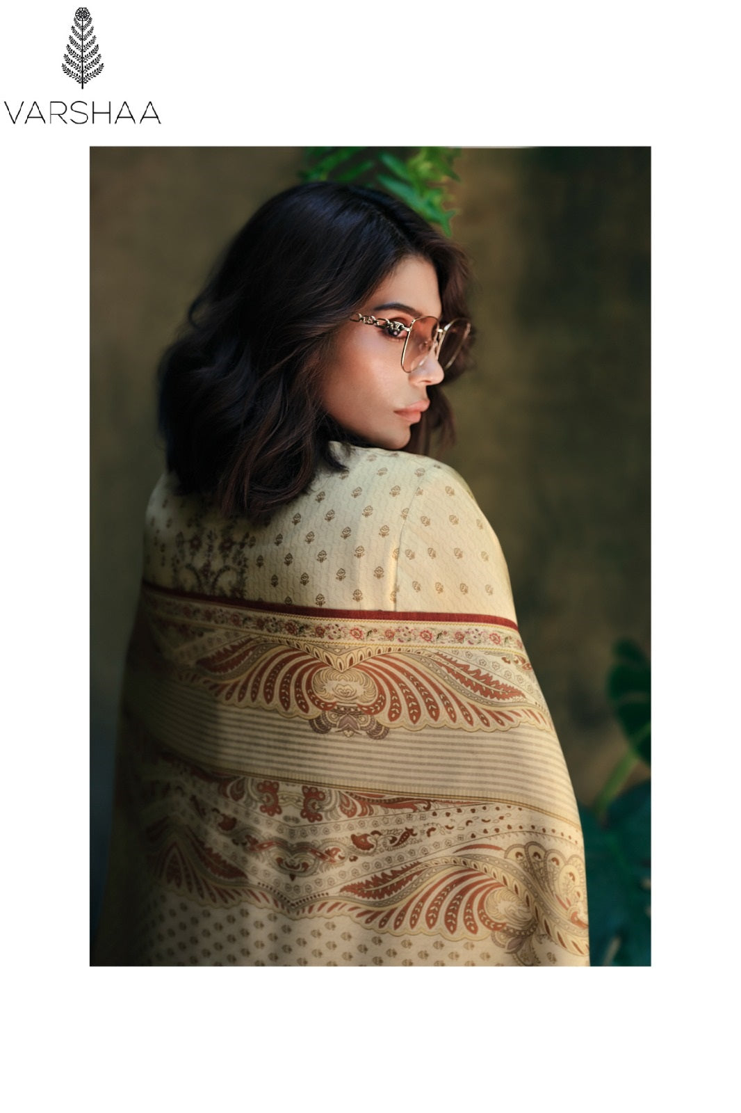 Svara Varshaa Viscose Crape Pant Style Suits Wholesaler Gujarat