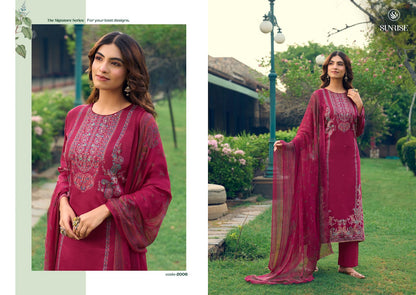 Svara Vol 2 Sunrise Jam Satin Pant Style Suits Exporter Ahmedabad
