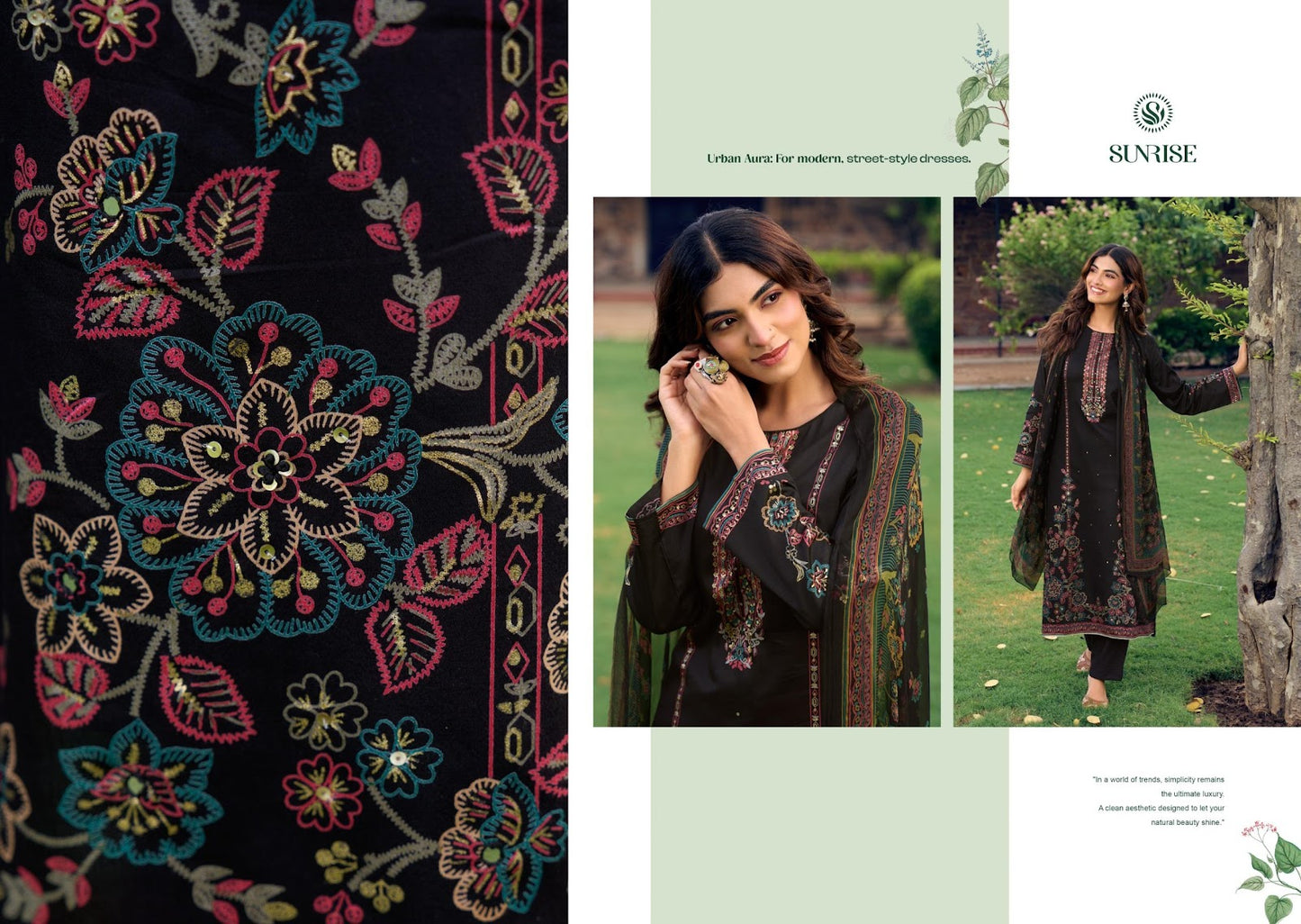 Svara Vol 2 Sunrise Jam Satin Pant Style Suits Exporter Ahmedabad