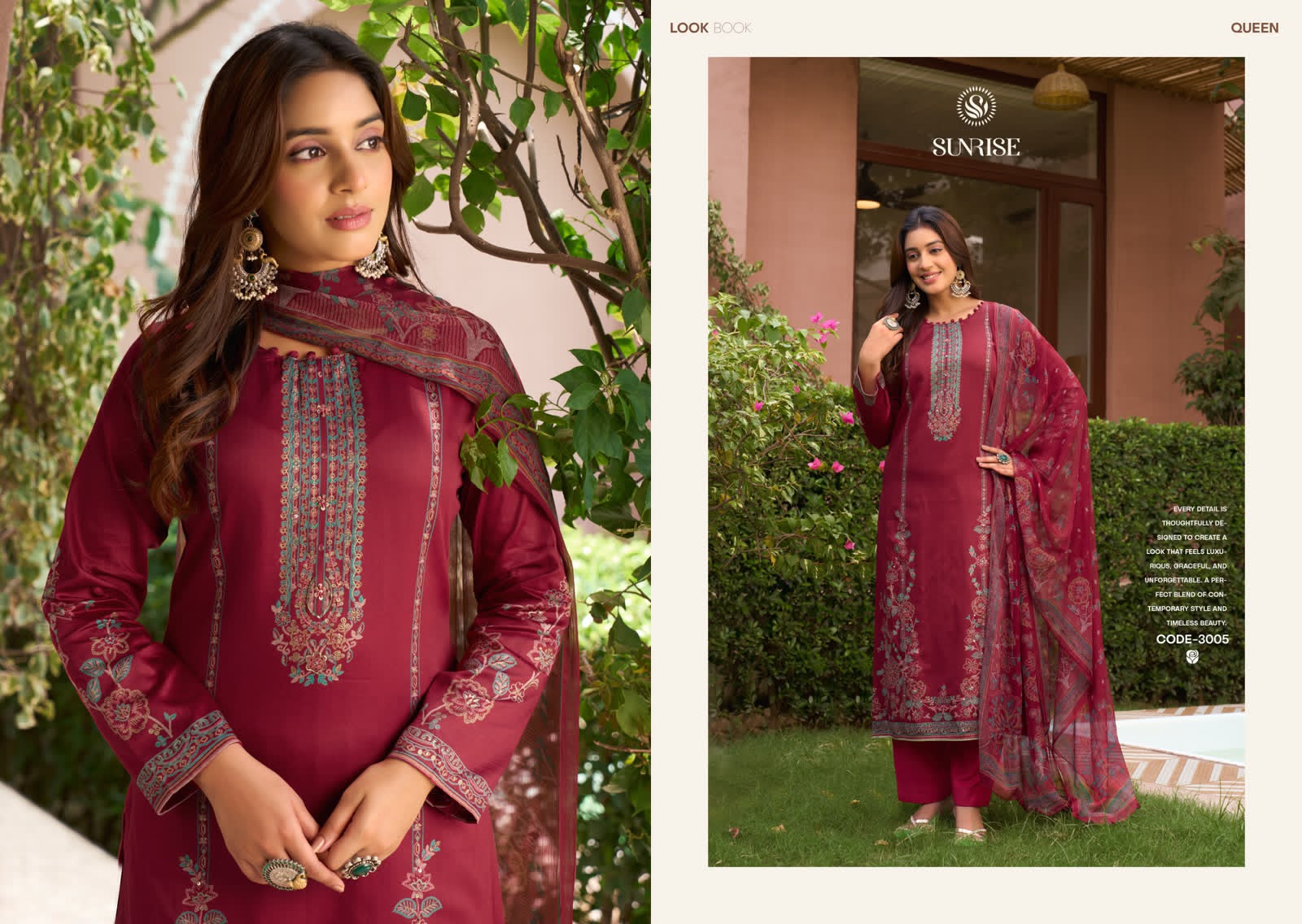 Svara Vol 3 Sunrise Jam Satin Pant Style Suits Wholesaler Gujarat