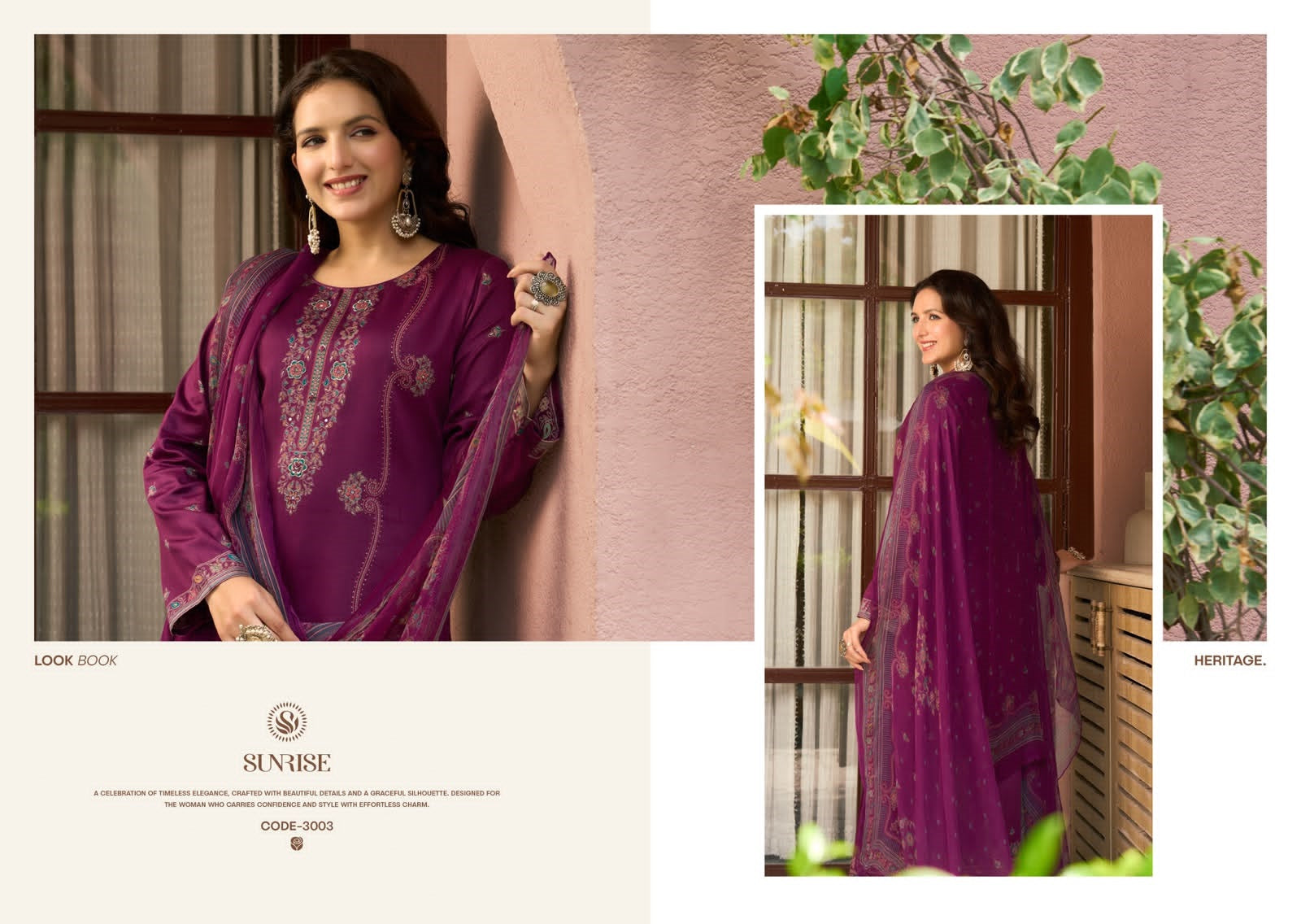 Svara Vol 3 Sunrise Jam Satin Pant Style Suits Wholesaler Gujarat