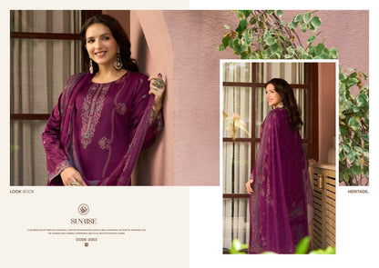 Svara Vol 3 Sunrise Jam Satin Pant Style Suits Wholesaler Gujarat