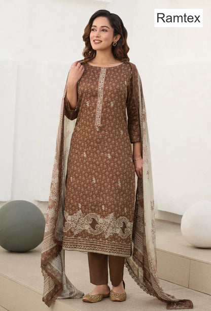 Swades Ramtex Cotton Pant Style Suits Wholesale