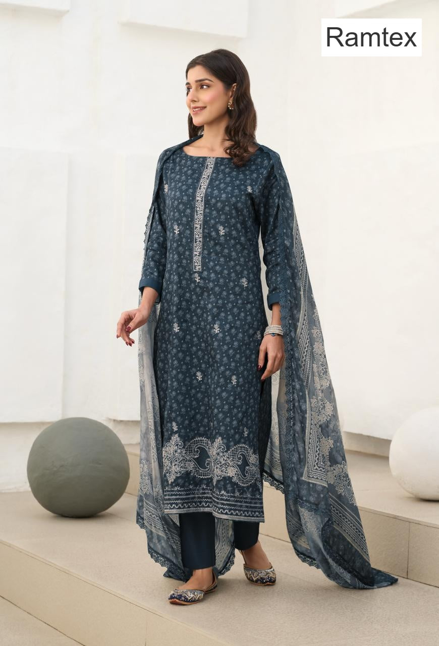 Swades Ramtex Cotton Pant Style Suits Wholesale