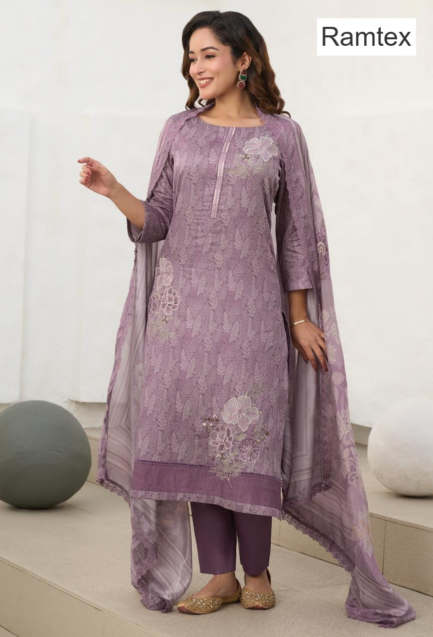 Swades Ramtex Cotton Pant Style Suits Wholesale
