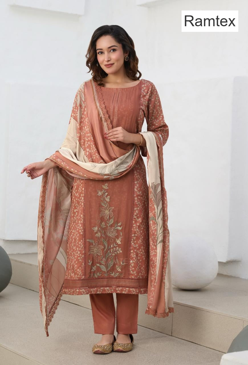 Swades Ramtex Cotton Pant Style Suits Wholesale