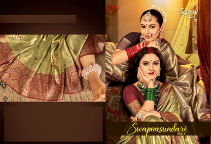 Swapnsundari Vol 3 Saroj Silk Sarees Supplier Gujarat