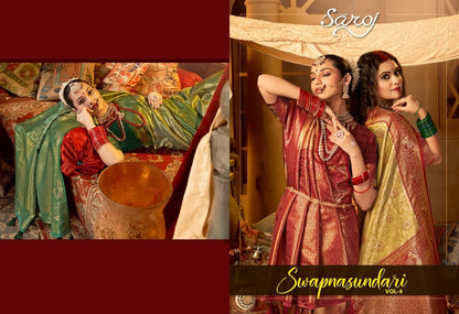 Swapnsundari Vol 4 Saroj Silk Sarees Supplier