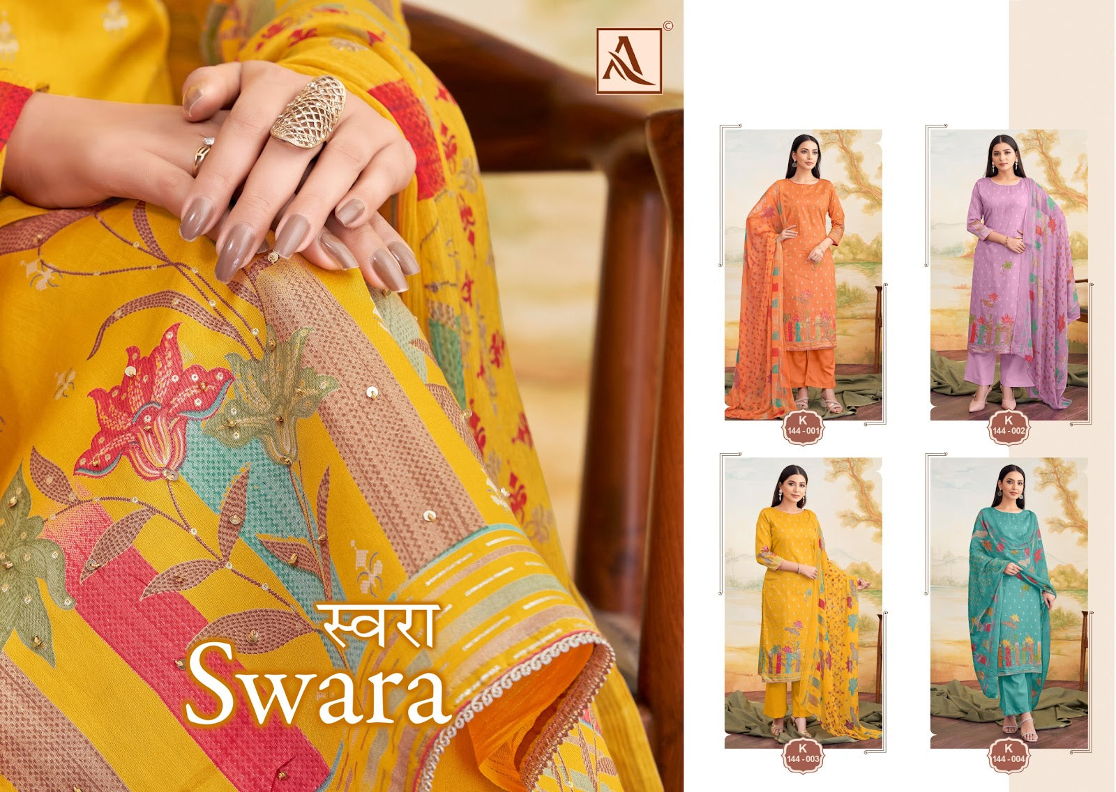 Swara Alok Pure Zam Plazzo Style Suits Manufacturer India