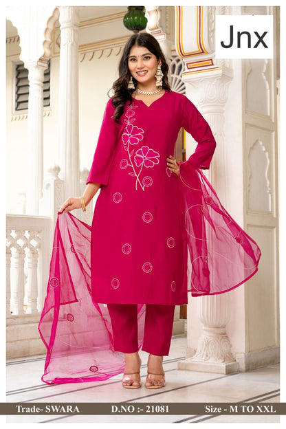 Swara Jnx Readymade Pant Style Suits Manufacturer Ahmedabad