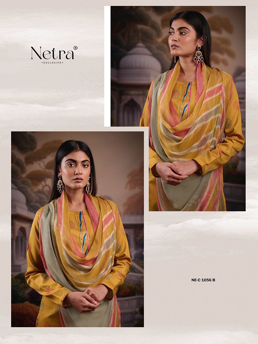 Swara Netra Premium Cotton Plazzo Style Suits Wholesale Price