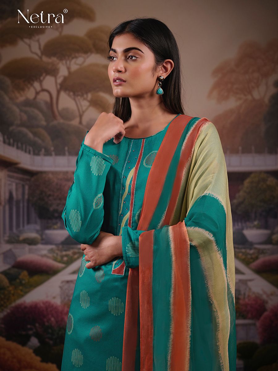 Swara Netra Premium Cotton Plazzo Style Suits Wholesale Price