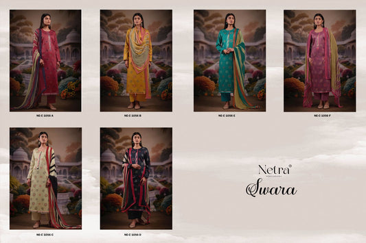 Swara Netra Premium Cotton Plazzo Style Suits Wholesale Price