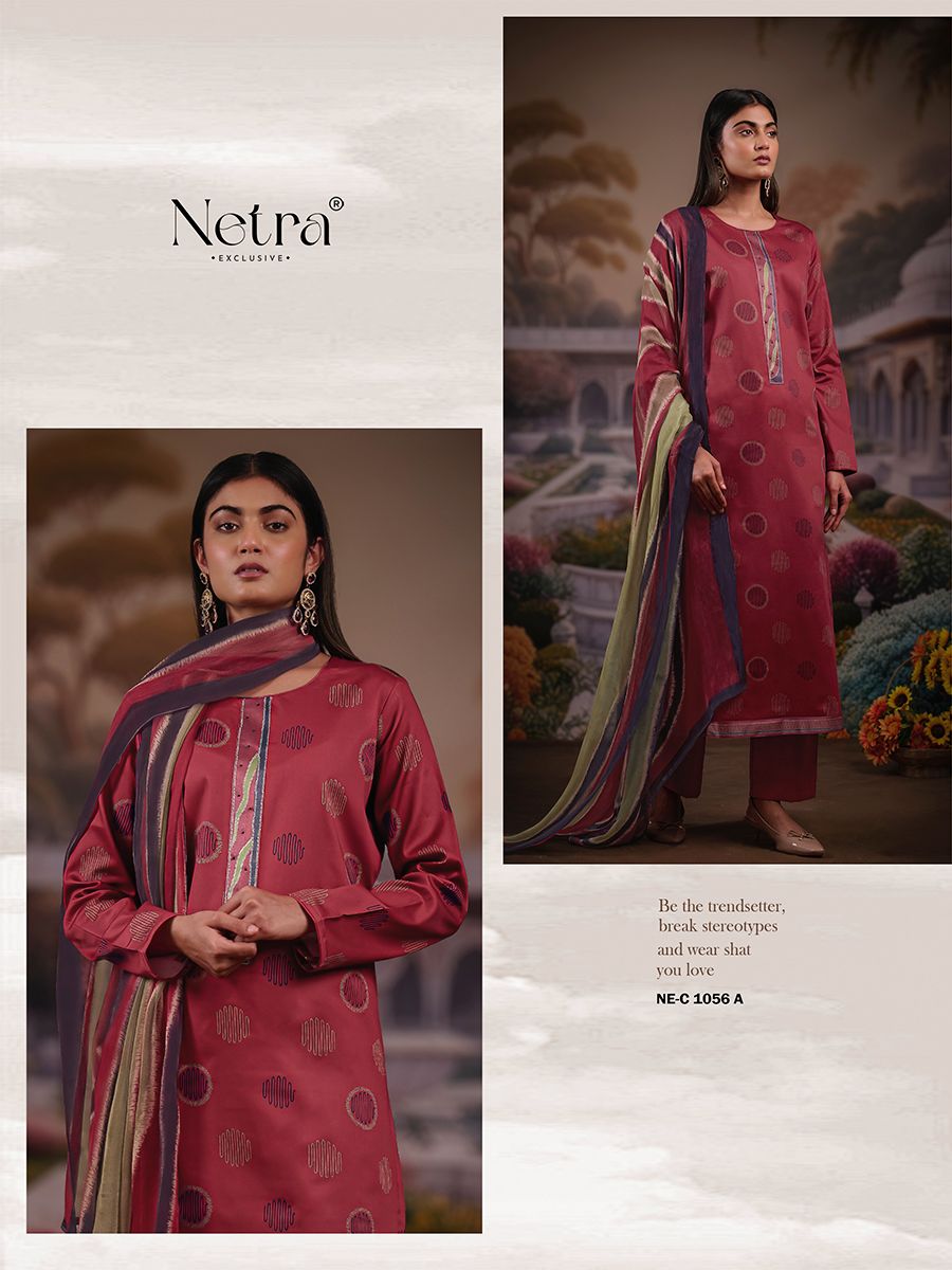 Swara Netra Premium Cotton Plazzo Style Suits Wholesale Price