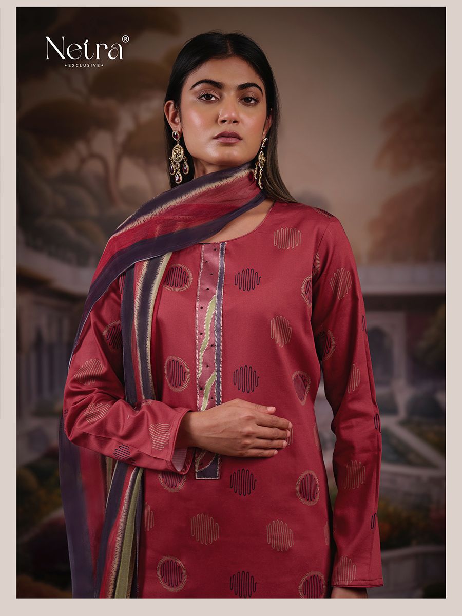 Swara Netra Premium Cotton Plazzo Style Suits Wholesale Price