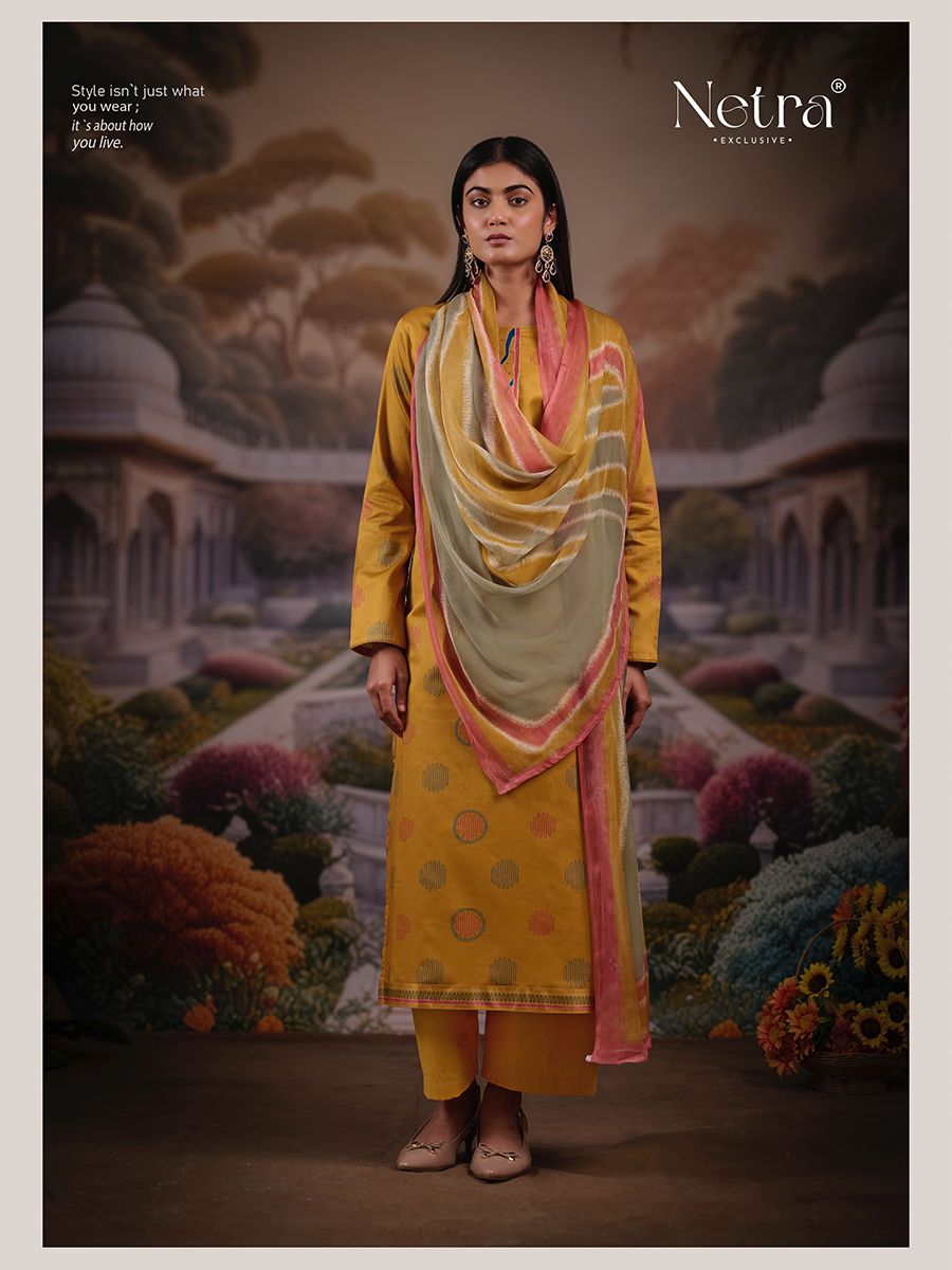 Swara Netra Premium Cotton Plazzo Style Suits Wholesale Price