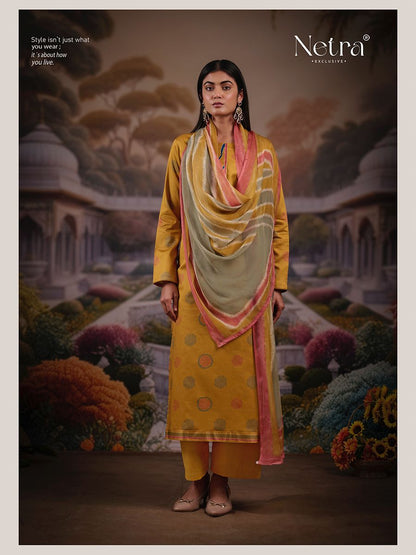 Swara Netra Premium Cotton Plazzo Style Suits Wholesale Price