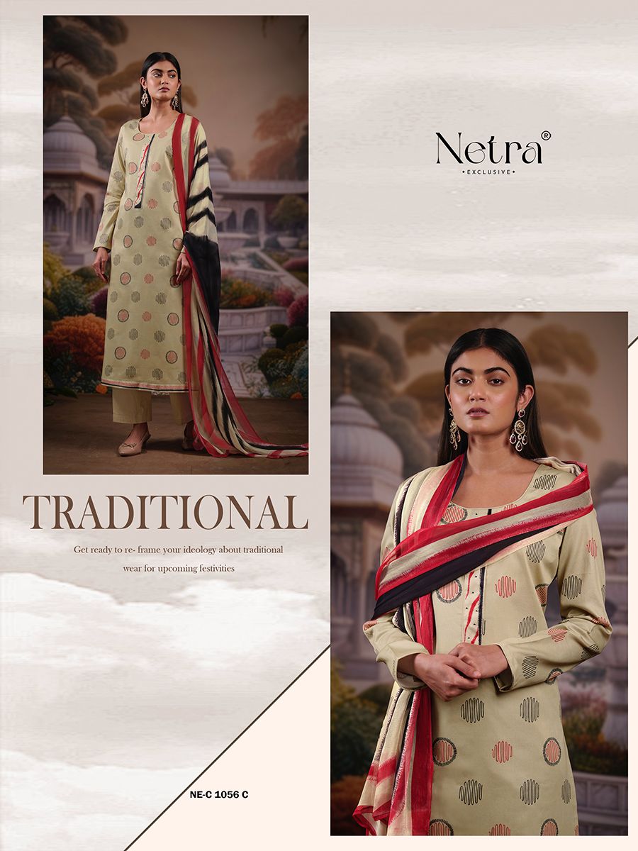 Swara Netra Premium Cotton Plazzo Style Suits Wholesale Price