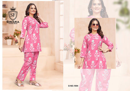 Swara Shree Vol 1 Ffi Cotton Co Ord Set Wholesaler Gujarat