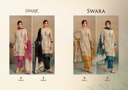 Swara Simar Viscose Organza Pant Style Suits Manufacturer