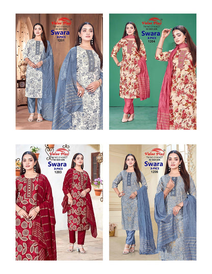 Swara Value Plus Vatican Readymade Suits Exporter Gujarat