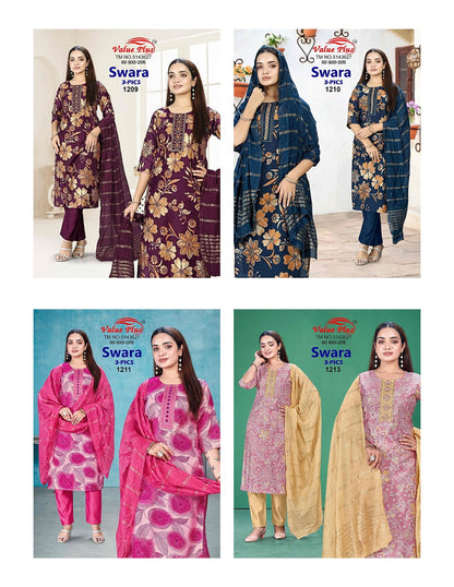 Swara Value Plus Vatican Readymade Suits Exporter Gujarat