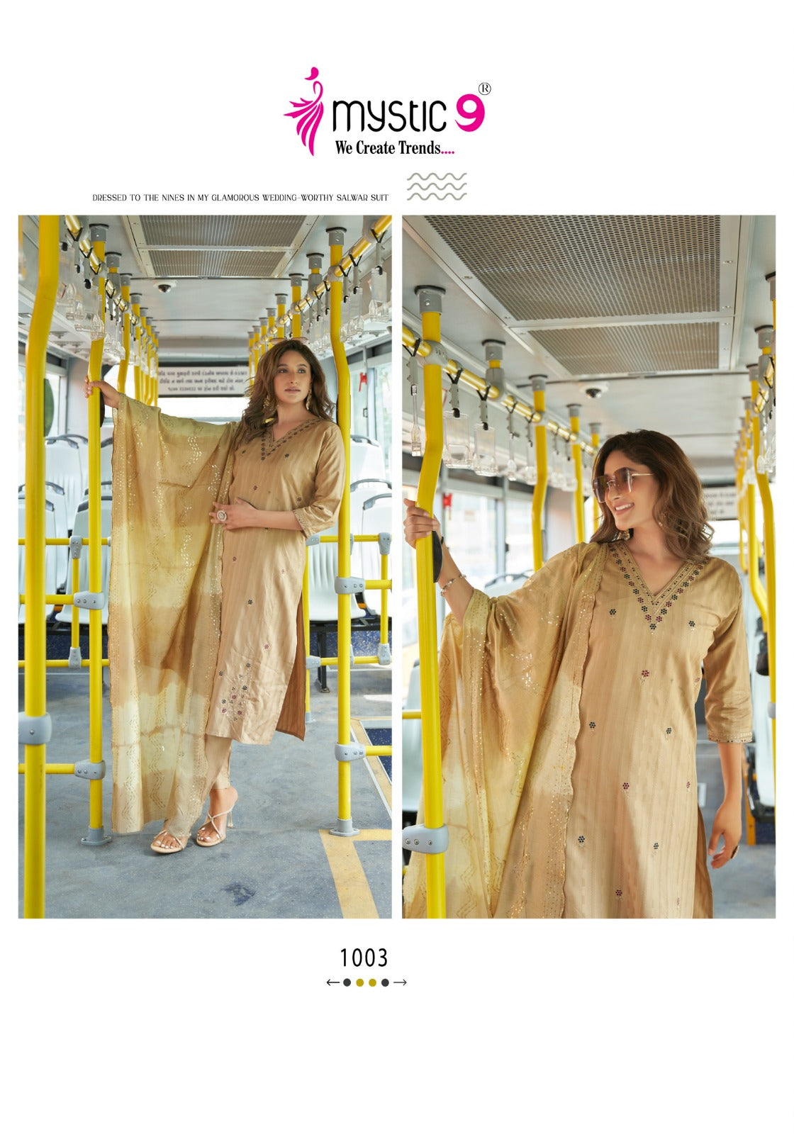 Swara Vol 1 Mystic 9 Rayon Readymade Pant Style Suits Wholesale