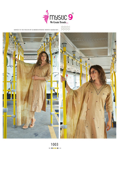 Swara Vol 1 Mystic 9 Rayon Readymade Pant Style Suits Wholesale