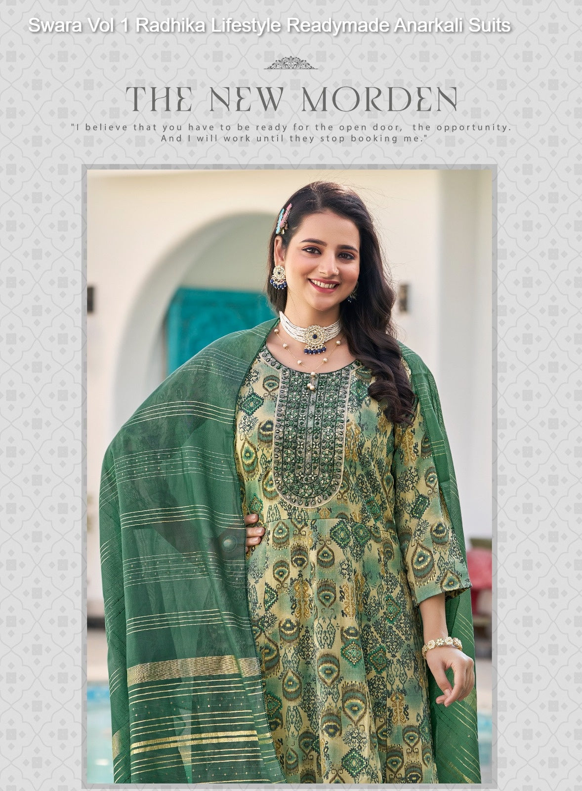 Swara Vol 1 Radhika Lifestyle Reyon Readymade Anarkali Suits Wholesale Price