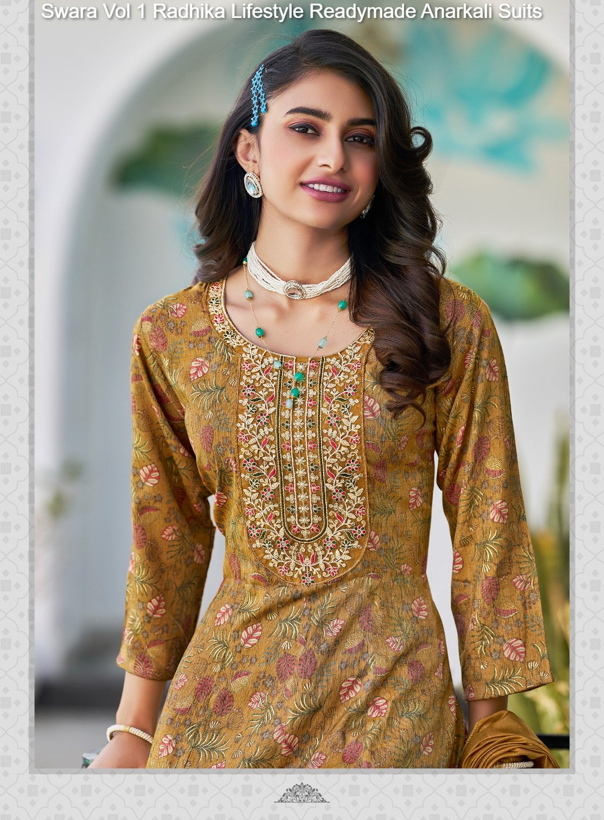 Swara Vol 1 Radhika Lifestyle Reyon Readymade Anarkali Suits Wholesale Price