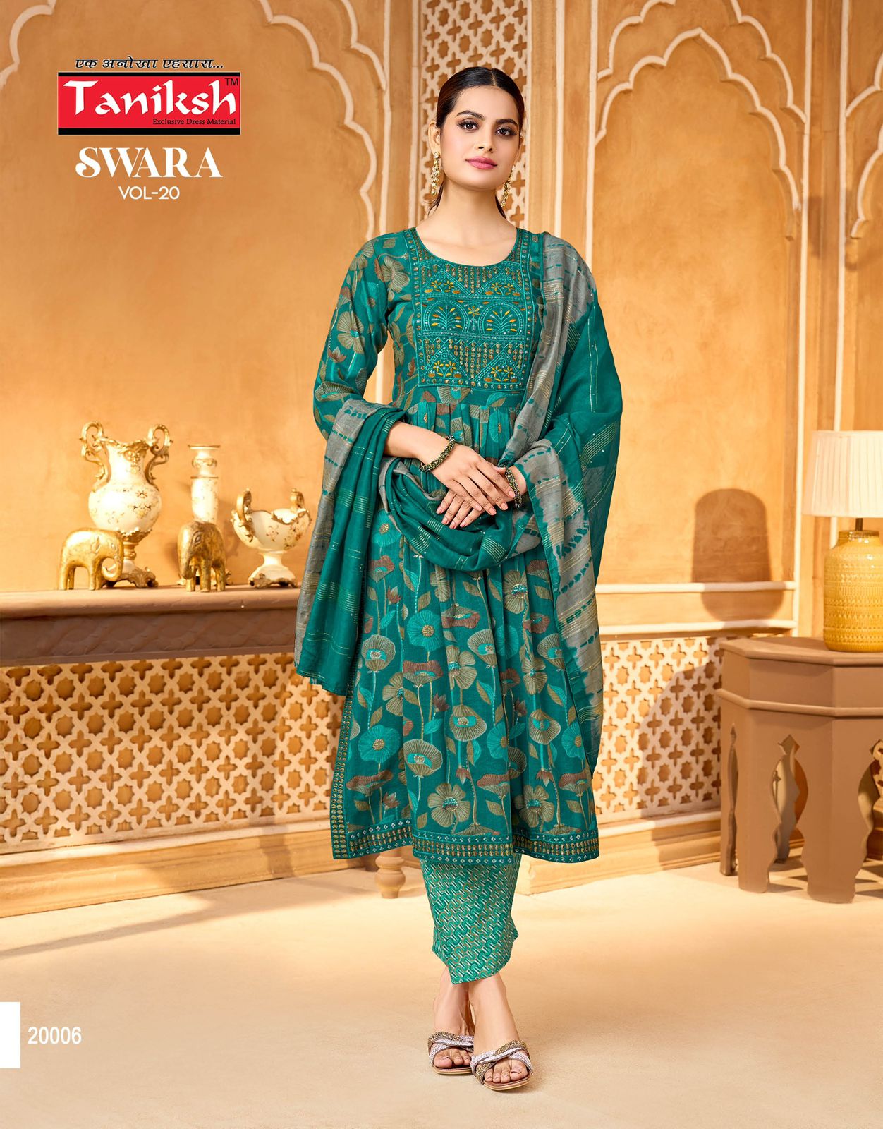 Swara Vol 20 Taniksh Capsule Readymade Pant Style Suits Wholesale Price