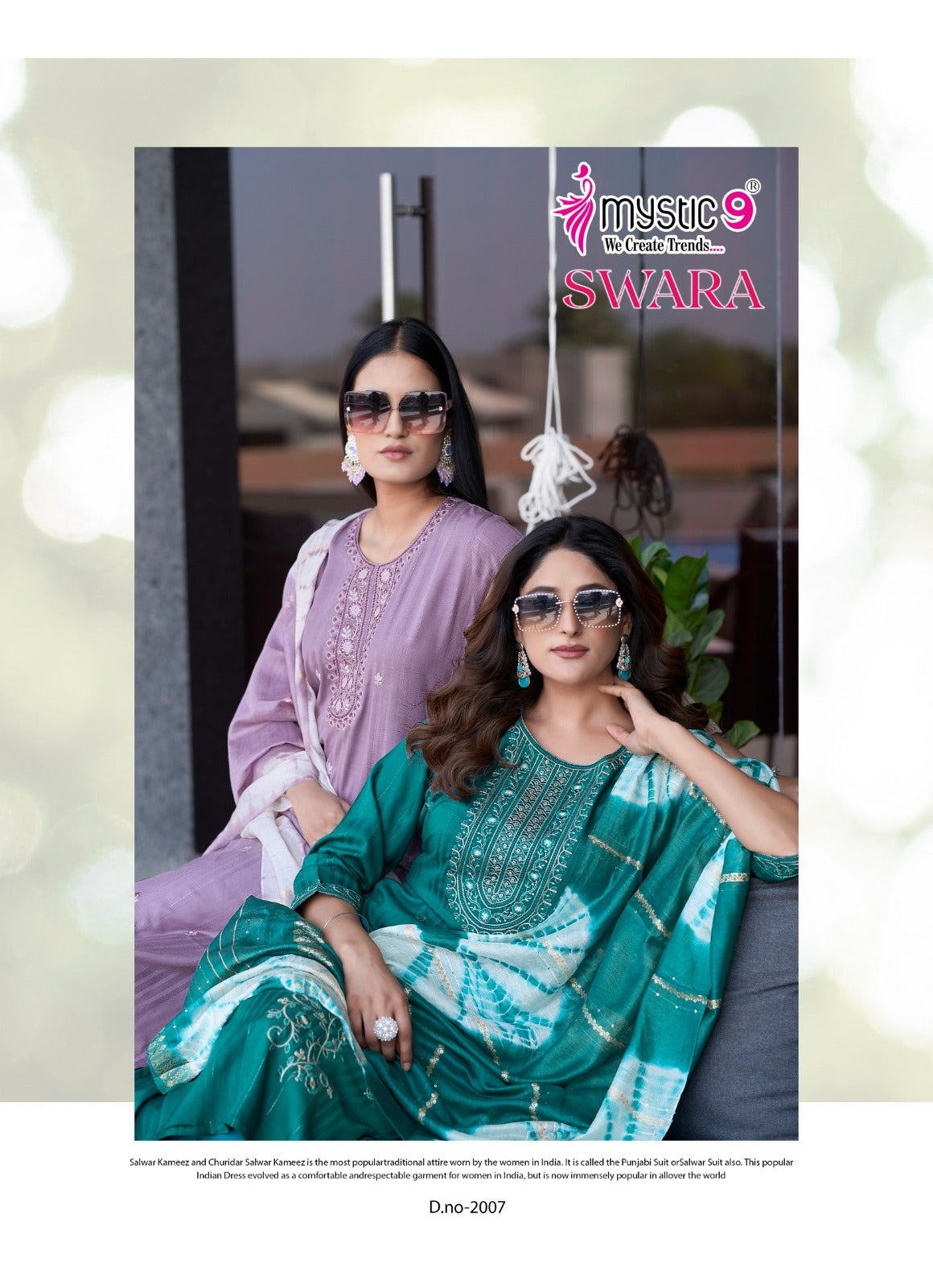 Swara Vol 2 Mystic 9 Rayon Dobby Readymade Pant Style Suits Wholesale Rate